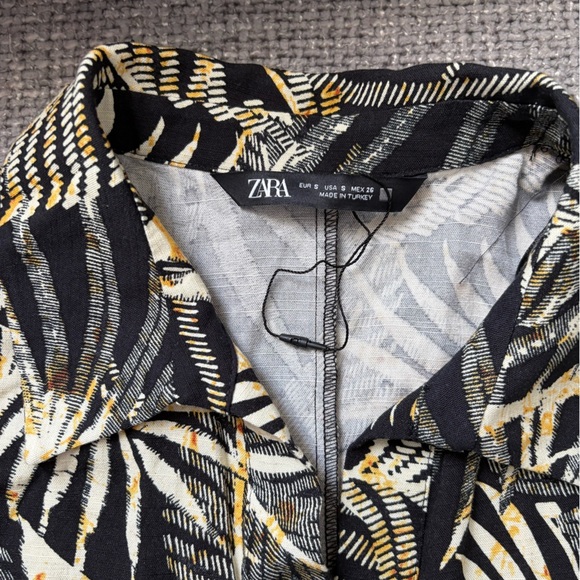 ZARA Tropical Maxi small Dress β Brand New Without Tag - Picture 11 of 12